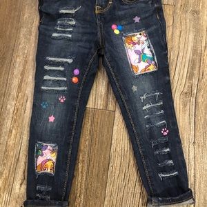 Toddler distressed Paw Patrol jeans